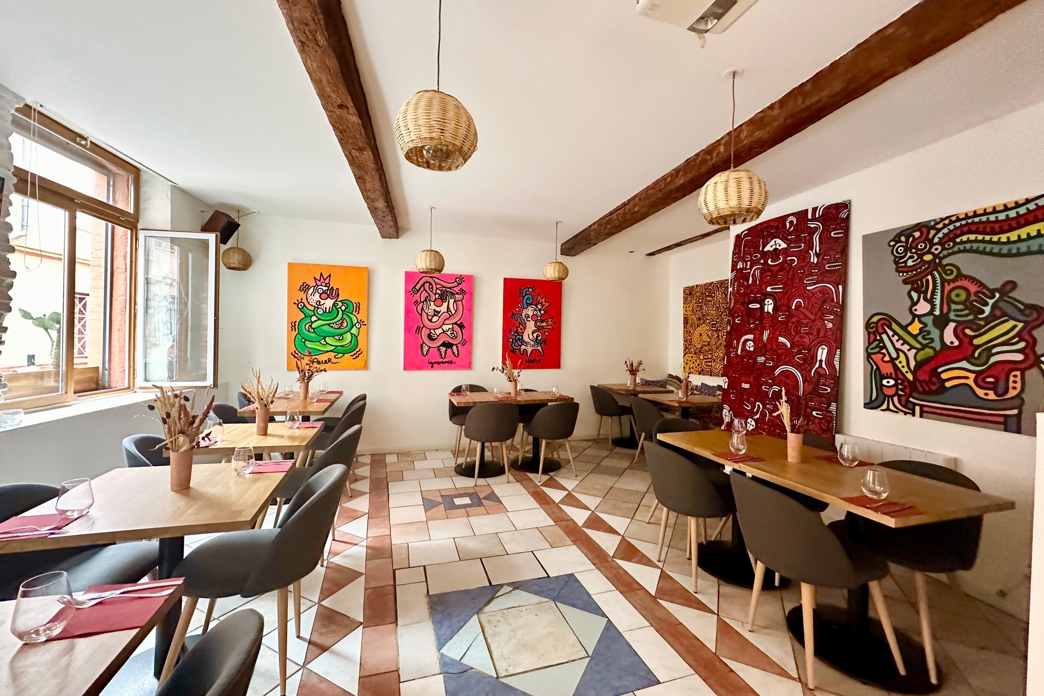 Salle du restaurant Mexcal